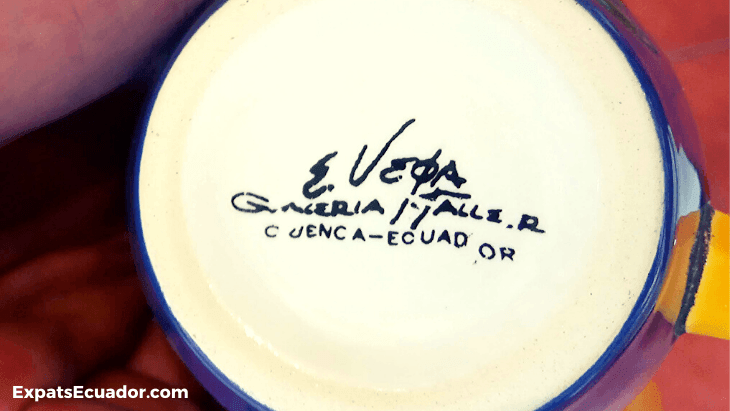 Eduardo Vega Ceramics Signature