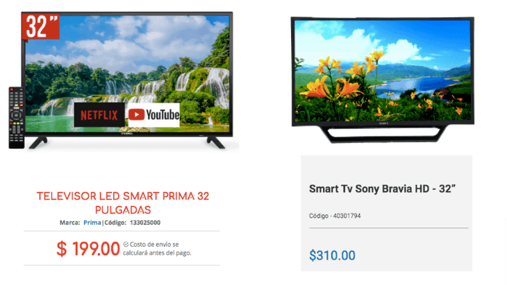 Ecuador 32 inch tv price