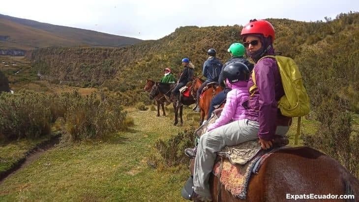 Cotopaxi Horse riding Ecuador